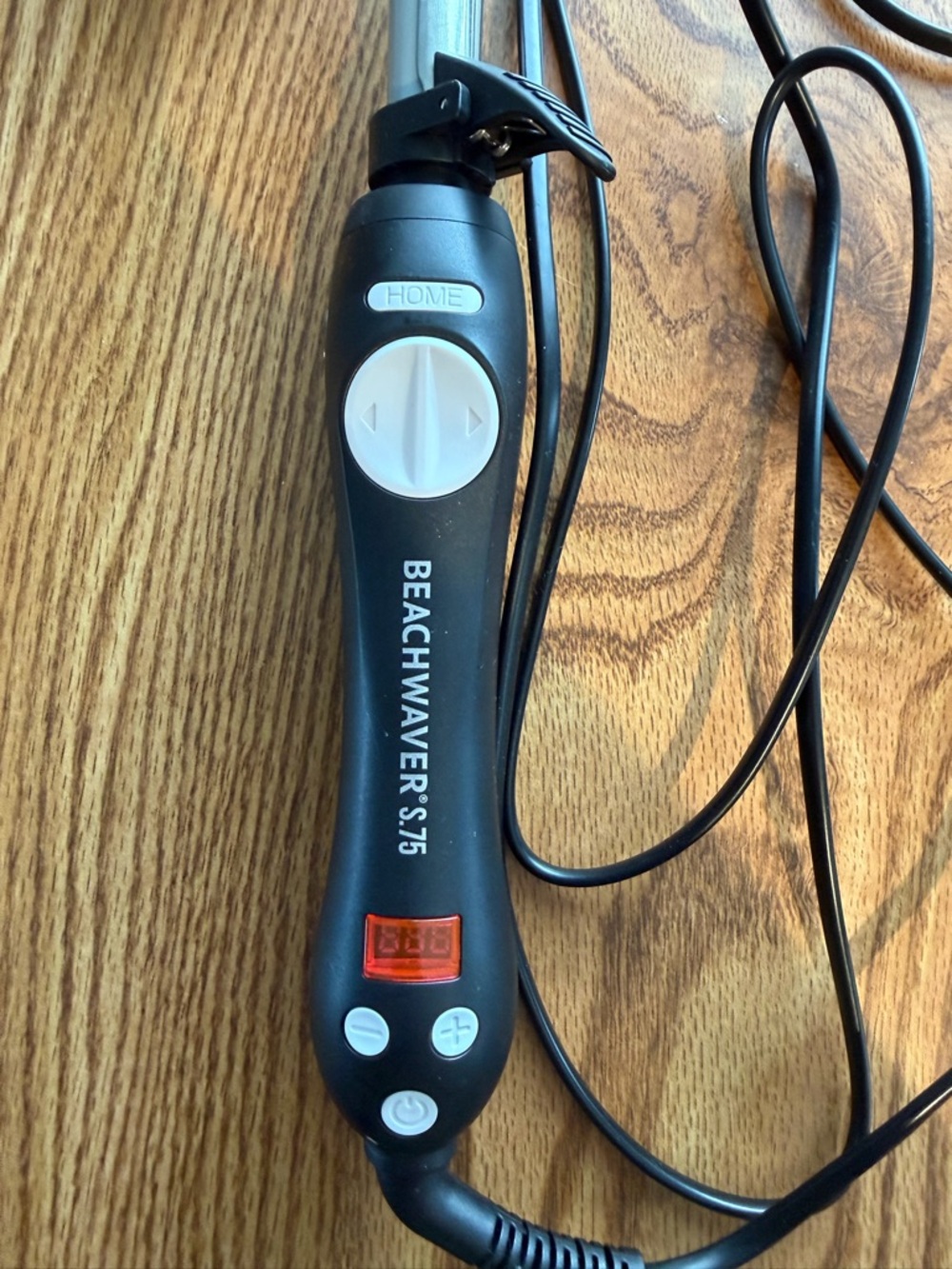 Beachwaver S1.75 Black Curling Wand - Digital Control
